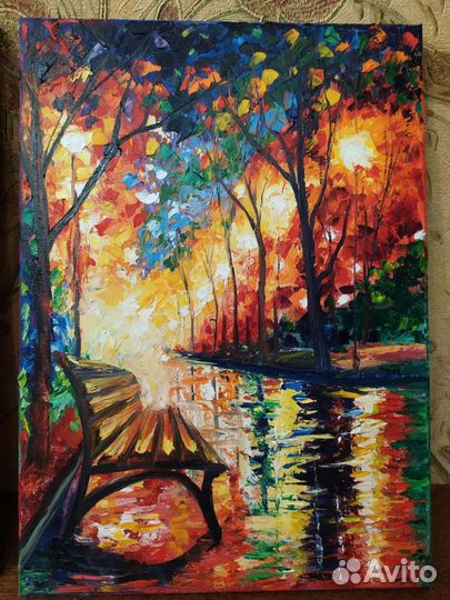 Картина маслом на холсте пейзаж