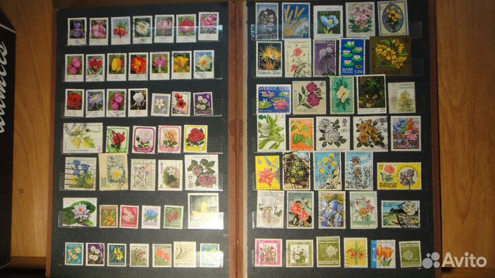 Марки мира Флора, цветы. 500 марок