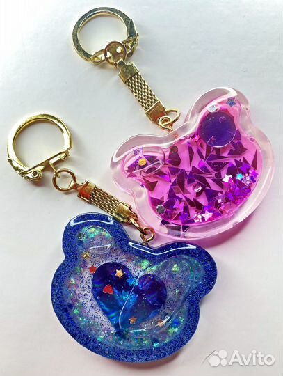 Брелок антистресс из эпоксидной смолы