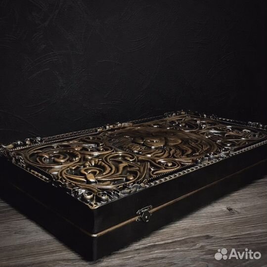 Нарды резные, Бук, 60х60 см. Доставка