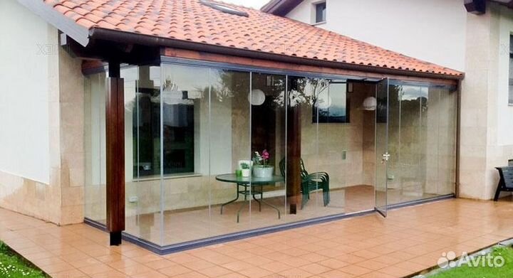 Безрамное остекление