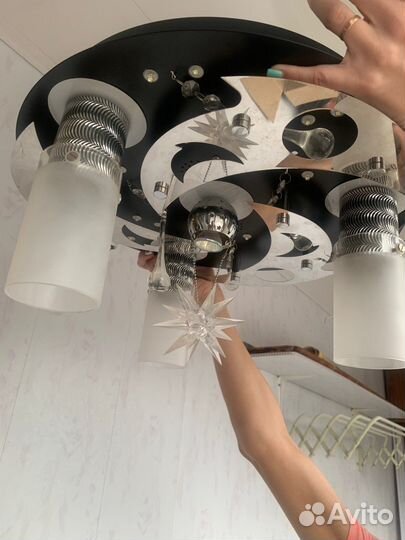 Люстра бу с пультом