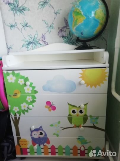 Комод с пеленальным столиком
