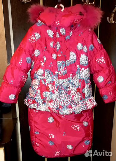Зимний комбинезон 86для девочки