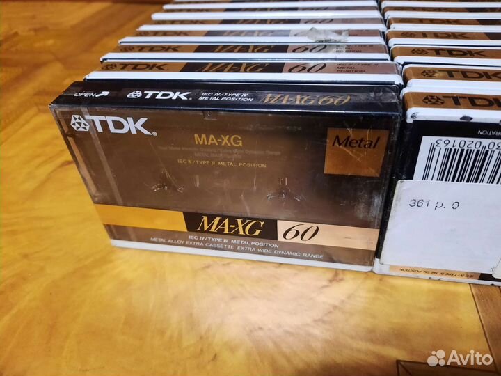 Аудио кассеты новые запечатанные
