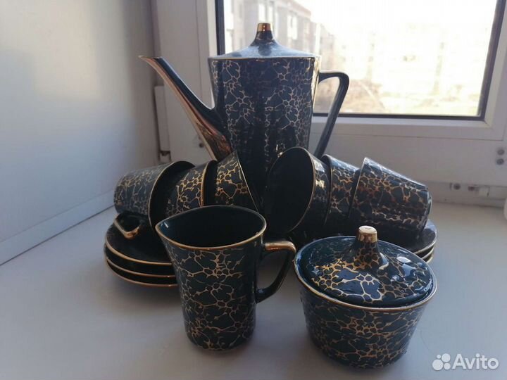 Кофейный сервиз Iza польша 60 е годы