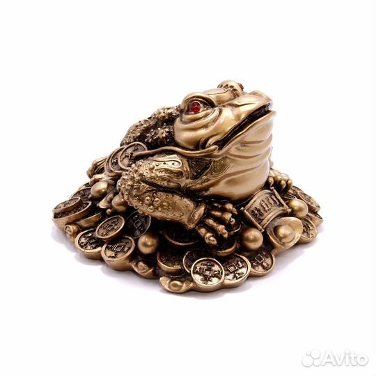 Трехлапая Денежная Жаба Статуэтка под бронзу ru*05
