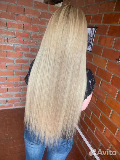 Волосы 70 см для наращивания