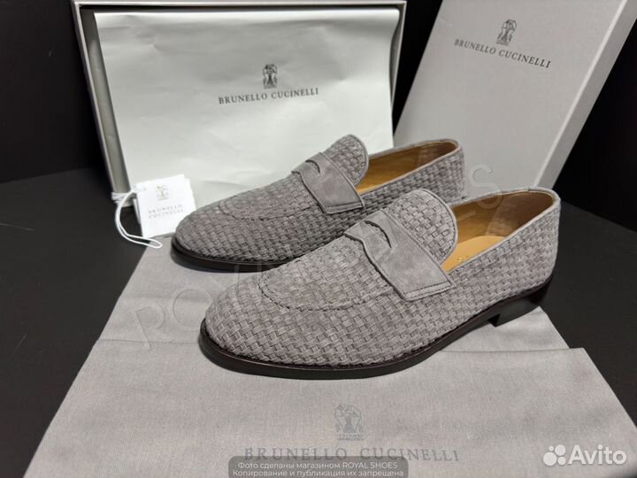 Туфли мужские лоферы Brunello Cucinelli (6 цветов)