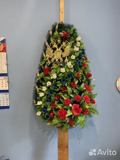 Ритуальные похоронные венки,корзины,цветы
