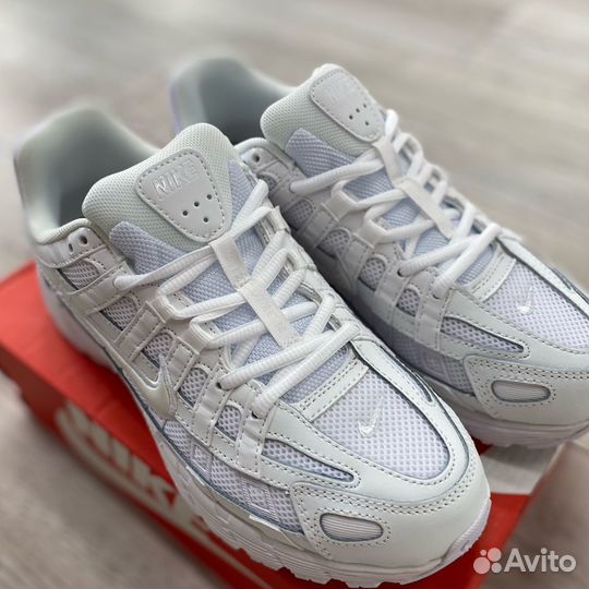 Кроссовки nike p 6000 белые мужские