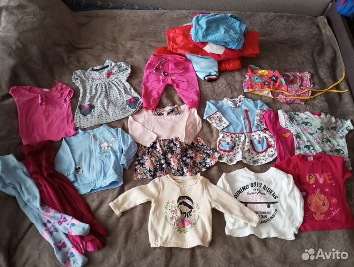 Вещи для девочки пакетом 1-2 года