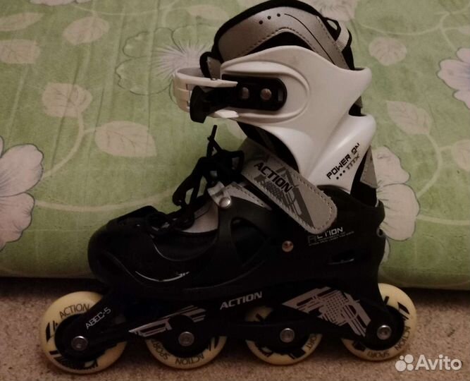 Роликовые коньки детские раздвижные