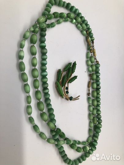 Бусы и Брошь.Чехословакия