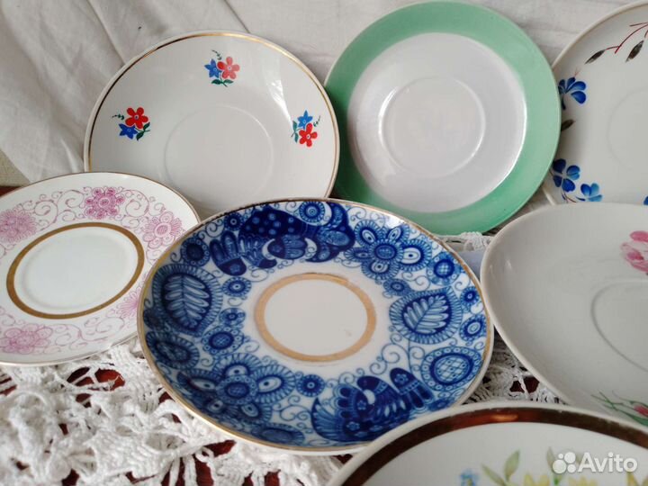 Блюдца Винтаж