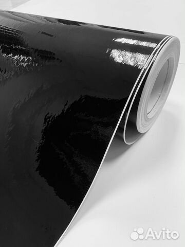 Автовинил пленка чёрная глянцевая