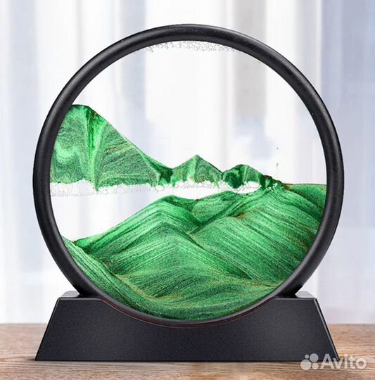 Песочная движущаяся картина 3D 18 на 19 см