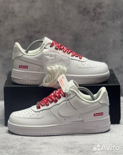 Кроссовки Nike Air Force 1 Supreme (Арт.78561)