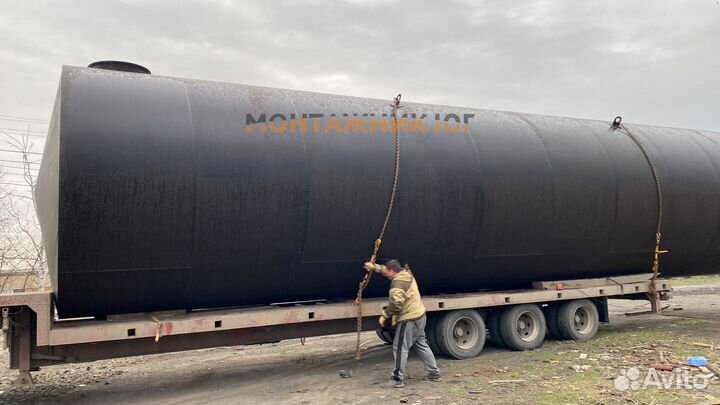 Резервуар горизонтальный стальной