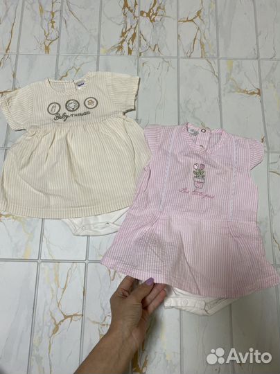 Большой пакет на девочку 68-74