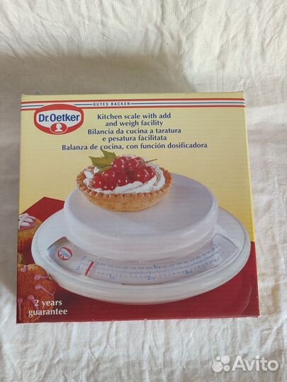 Весы кухонные механические Dr. Oetker