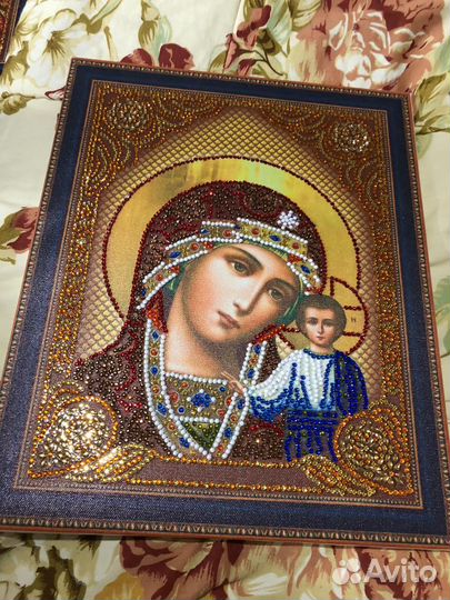 Икона из алмазной мозайки