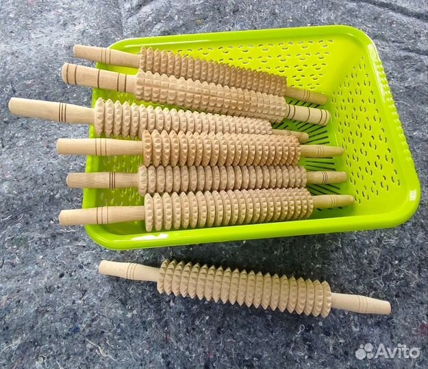 Скалка-раскатка для валяния шерсти