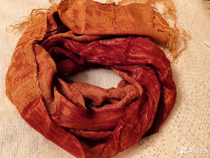Шарф шелковый