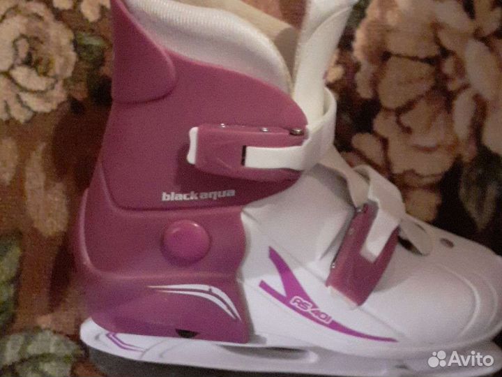 Коньки для девочки размер 33-36