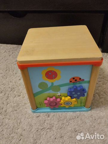 Сортер деревянный бизикубик лабиринт