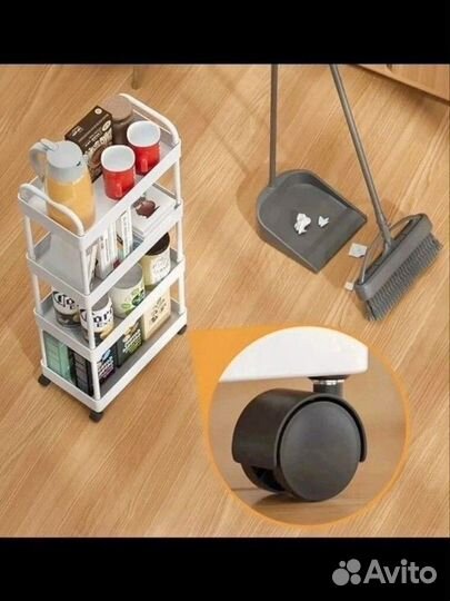 Этажерка для ванной или кухни на колесиках