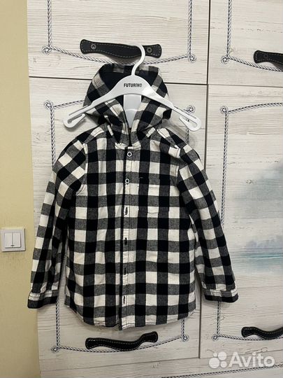 Рубашка в клетку,рубашка 116
