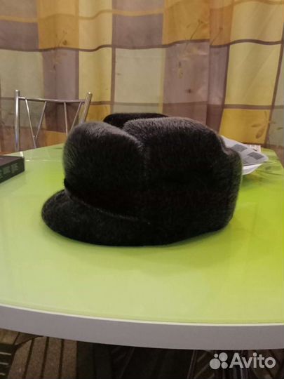Меховая мужская кепка