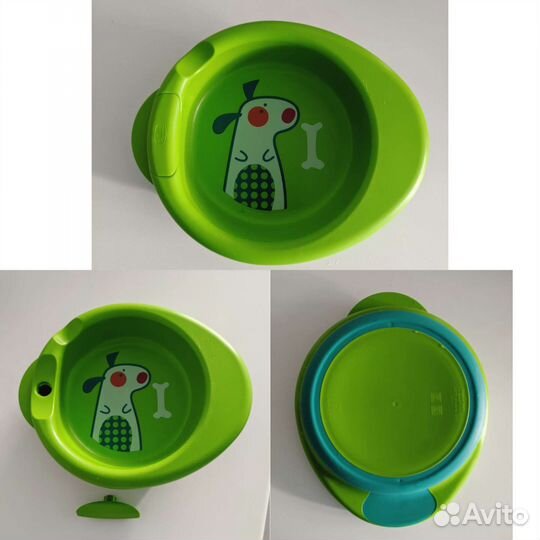 Поильник, бутылочка, тарелка, ложки