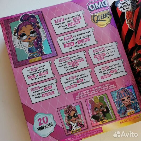 Куклы LOL Surprise OMG Queens doll, J.K. Mini doll