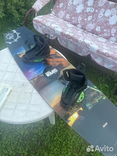 Доска для вейкборда + крепления