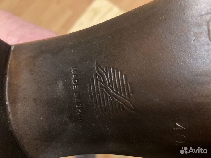 Женские ботильоны с открытым мысом 40 размер