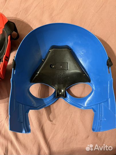 Маска человека паука и капитана Америка