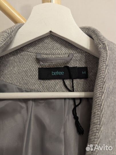 Пальто серое женское