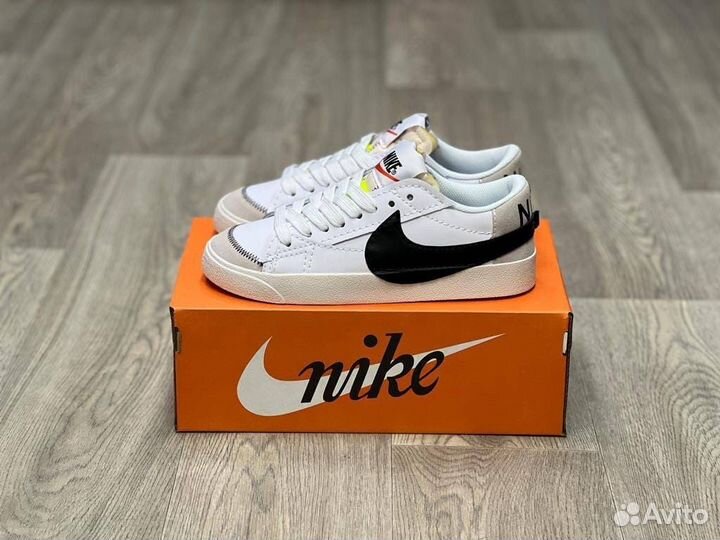 Кроссовки Nike Blazer Low 77 Jumbo White Black