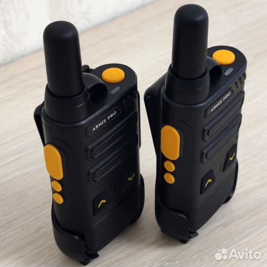 Легкая рация с наушником, комплект 2 штуки