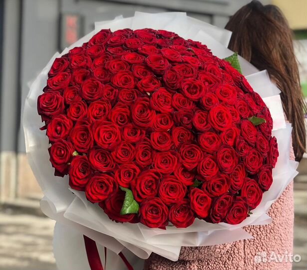 Цветы-Розы 15/25/51/101 шт