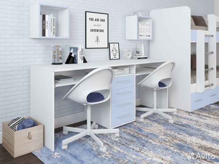 Письменный стол для двоих Лаворо