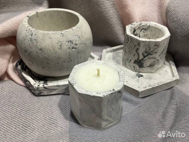 Ароматическая свеча ручной работы