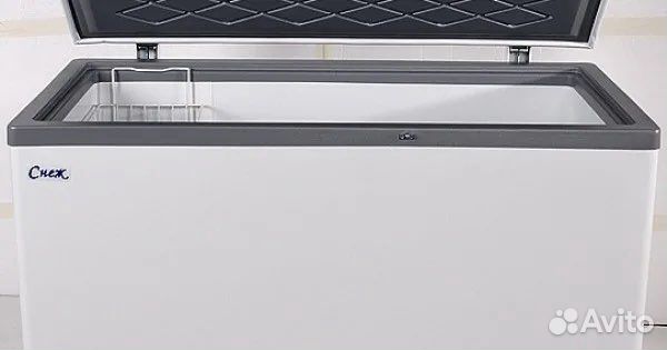 Морозильный ларь млк-500 корпус серый верх серый