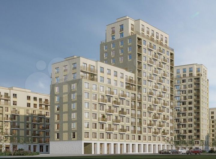 2-к. квартира, 45,7 м², 4/15 эт.