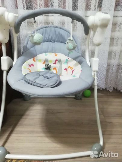 Детские электронные качели бу