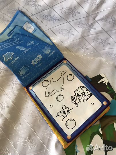 Развивающие игрушки-водные раскраски