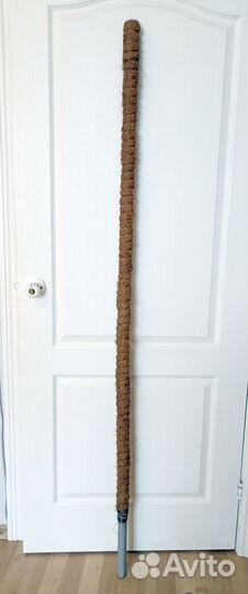 Палка кокосовая, опора для цветов