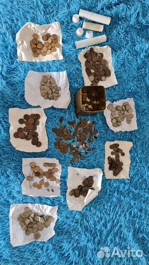 Монеты СССР и России, копейки, рубли, 2.3кг